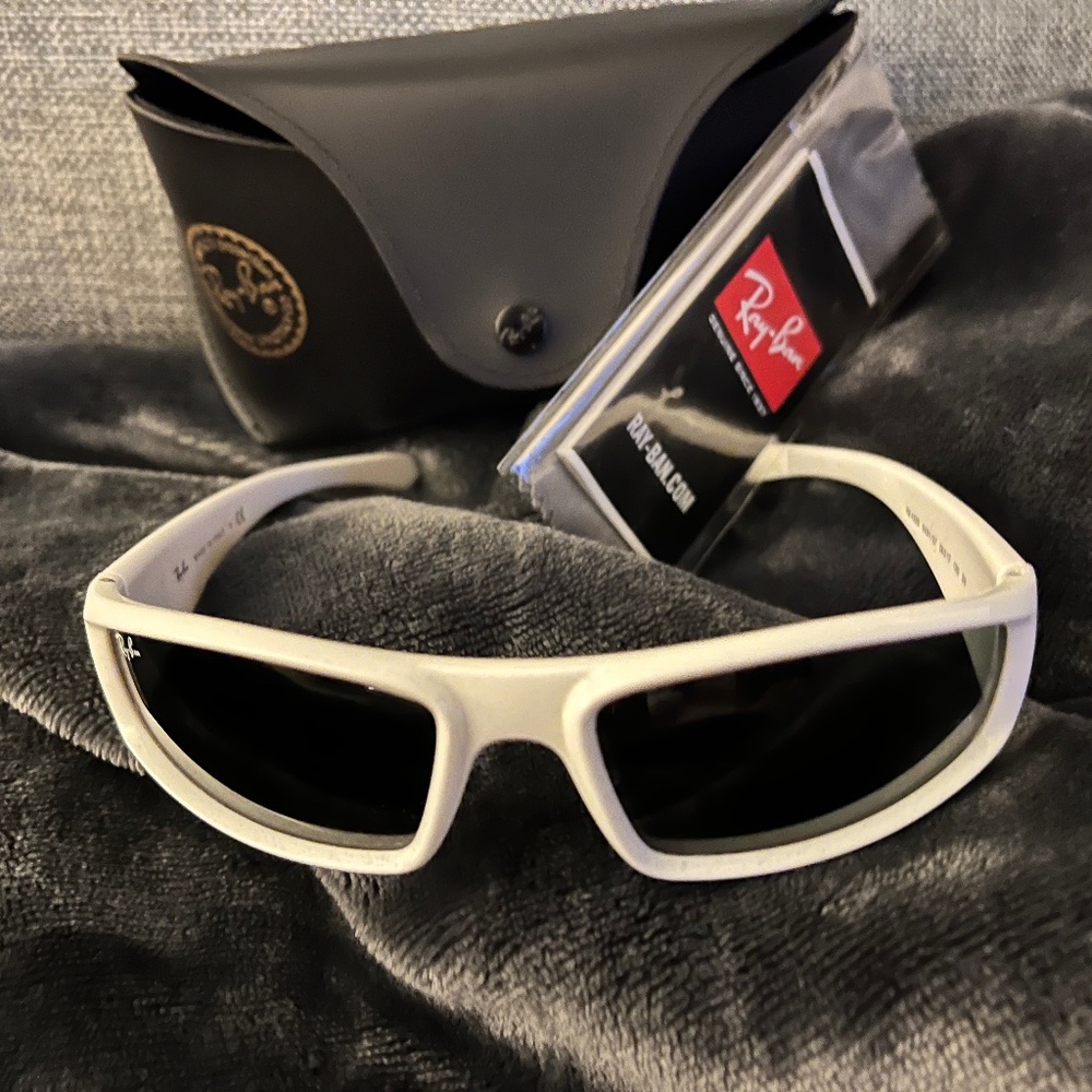Ray Ban White Sunglasses